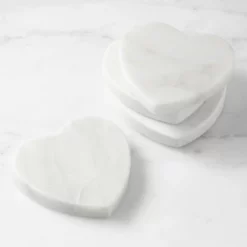 Marble Heart Coasters, Set of 4 10 Marble Heart Coasters, Set of 4 -Deals BAR Store 2362809 img54z
