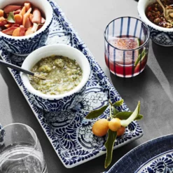 Azulete Triple Condiment Dish -Deals BAR Store azulete triple condiment dish 202238 0009 azulete triple condiment dish z