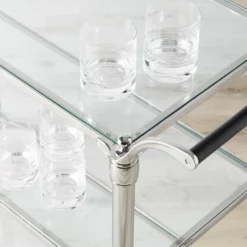 Beckett Bar Cart, Brass -Deals BAR Store beckett bar cart 202237 0015 beckett bar cart z