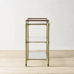 Beckett Bar Cart, Brass -Deals BAR Store beckett bar cart 202237 0016 beckett bar cart z