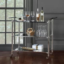 Beckett Bar Cart, Brass -Deals BAR Store beckett bar cart 202240 0034 beckett bar cart z