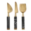 Black Marble Cheese Knives, Set of 3 -Deals BAR Store black marble cheese knives 202231 0172 img41z