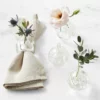 Glass Vase Napkin Rings, Set of 4 -Deals BAR Store bud vase napkin rings 202222 0020 img23z