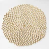 Chilewich Dahlia Brass Placemat -Deals BAR Store chilewich dahlia brass place mat 202225 0168 chilewich dahlia brass round placemats z