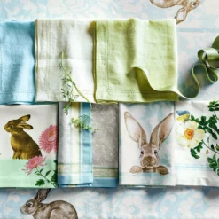 Damask Bunny Napkins, Set of 4 -Deals BAR Store damask bunny napkin 202240 0036 damask bunny napkins set of 4 z