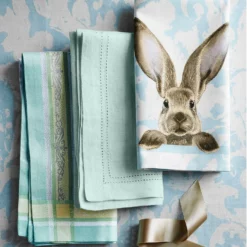 Damask Bunny Napkins, Set of 4 -Deals BAR Store damask bunny napkin 202240 0166 damask bunny napkins set of 4 z
