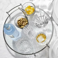 Dorset Crystal Single Old-Fashioned Glass -Deals BAR Store dorset crystal single old fashioned glass 202236 0053 stainless steel glass round tray z