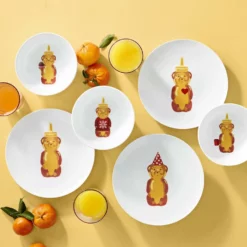 fnnch Appetiser Plates, Set of 4