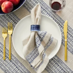 Port Bleu Napkins, Set of 4 -Deals BAR Store france stripe napkins 202221 0237 port bleu table throw z