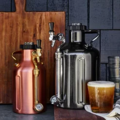 GrowlerWerks uKeg Growler, 1.9 L. 13 GrowlerWerks uKeg Growler, 1.9 L. -Deals BAR Store growlerwerks copper pressurized 64 oz growler 202240 0025 growlerwerks ukeg growler 64 oz z