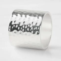 Hammered Napkin Rings, Set of 4 -Deals BAR Store hammered napkin rings 202229 0221 hammered napkin rings set of 4 z
