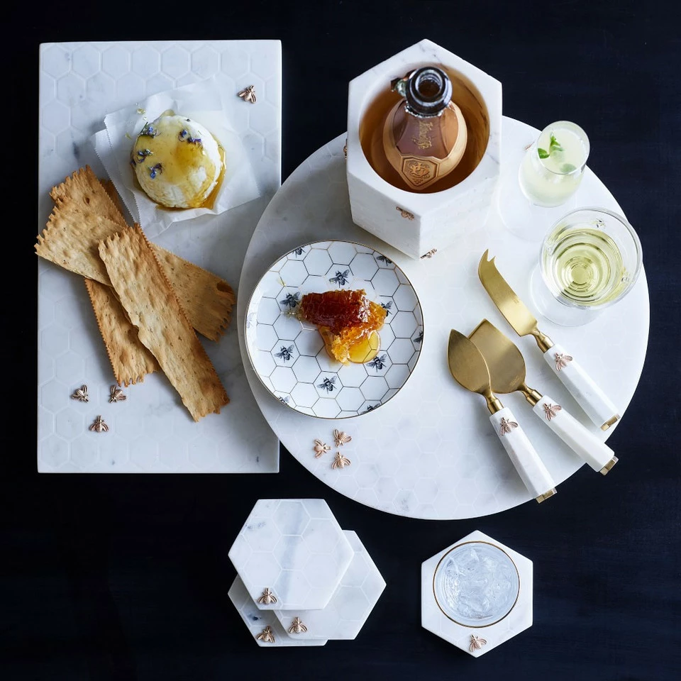 Honeycomb Cheese Knives, Set of 3 4 Honeycomb Cheese Knives, Set of 3 - Image 3