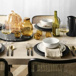 Rustic Ceramic Salad Plates -Deals BAR Store italy rustic ceramic salad plates 202231 0149 fringed napkins set of 4 z