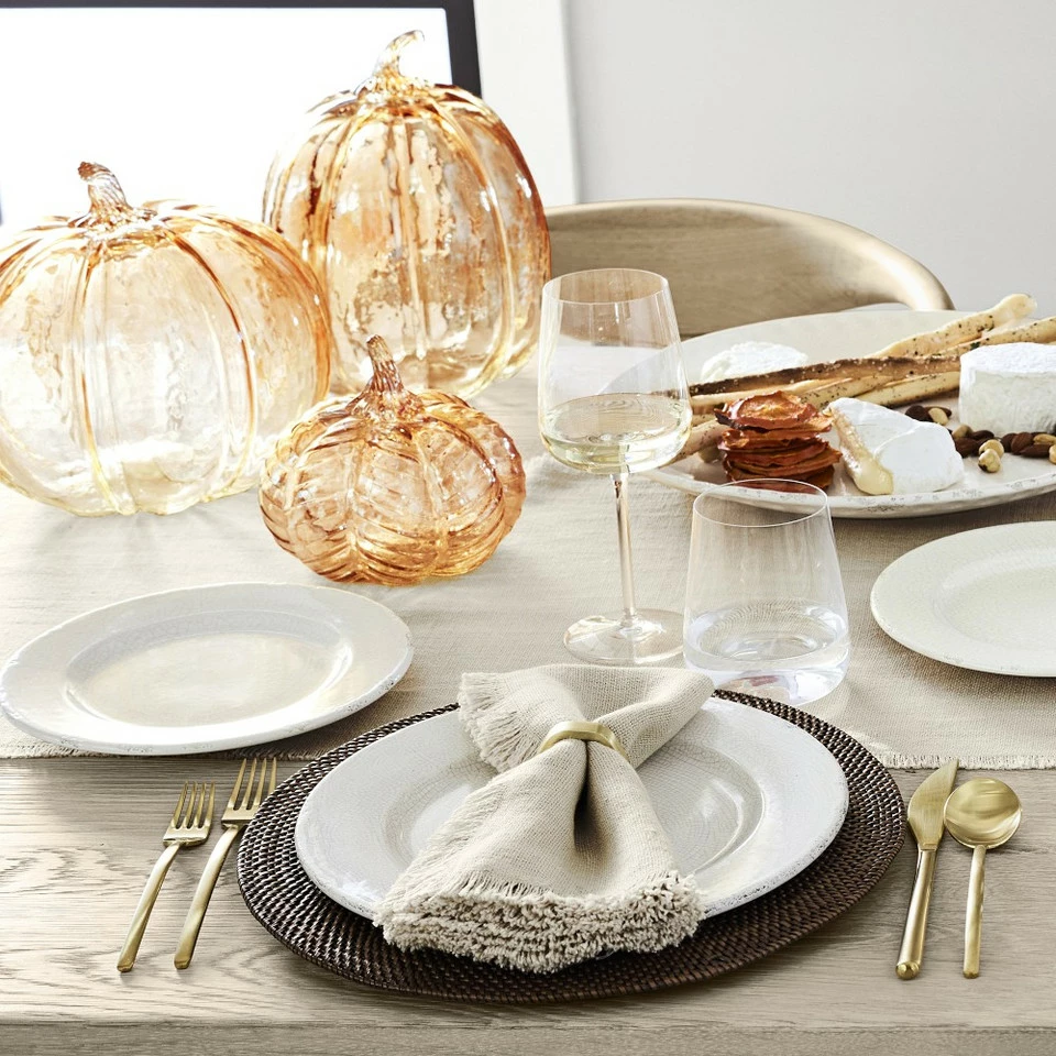 Rustic Ceramic Serving Platter, Ivory 5 Rustic Ceramic Serving Platter, Ivory - Image 3