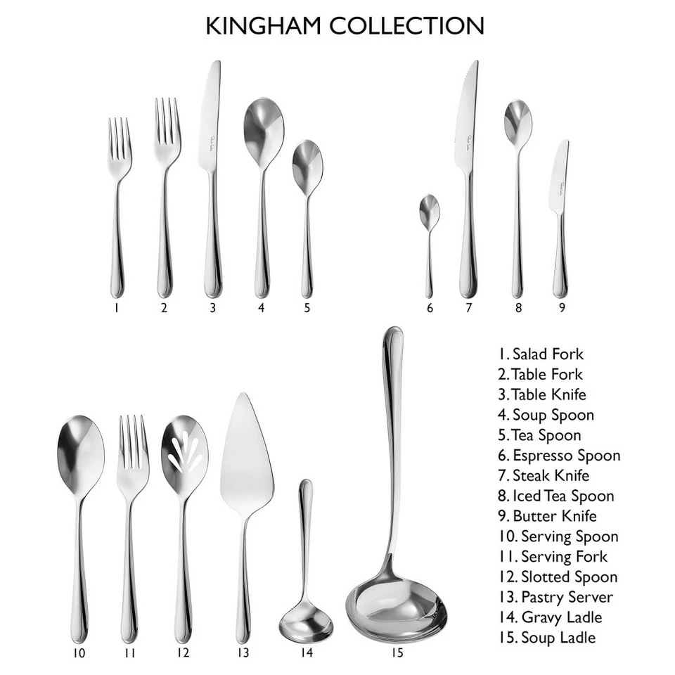 Kingham Open Stock Dessert Spoon 8 Kingham Open Stock Dessert Spoon - Image 6