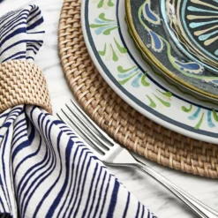 Light Woven Charger 33 Light Woven Charger -Deals BAR Store light woven charger 202218 0033 aerin panama dinner plates z