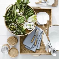 Light Woven Chip & Dip Bowl 8 Light Woven Chip & Dip Bowl -Deals BAR Store light woven chip and dip bowl 202238 0007 light woven cheese knives set of 3 z