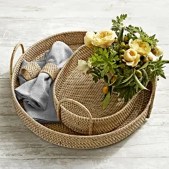 Light Woven Oval Tray -Deals BAR Store light woven oval tray 202218 0011 light woven tray z