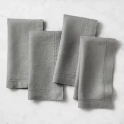Linen Double Hemstitch Napkins
