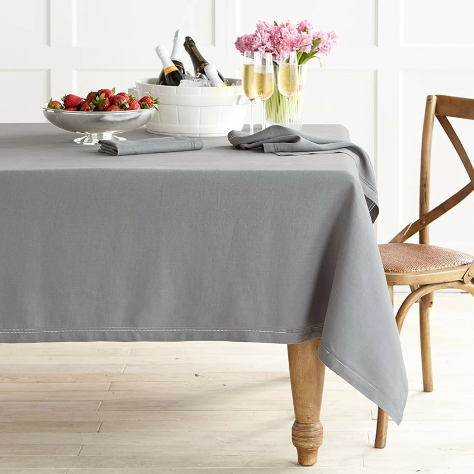 Linen Double Hemstitch Tablecloth 6 Linen Double Hemstitch Tablecloth - Image 4