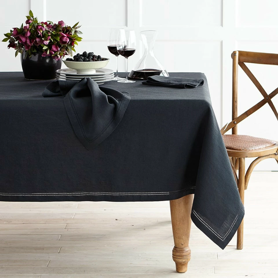 Linen Double Hemstitch Tablecloth 5 Linen Double Hemstitch Tablecloth - Image 3