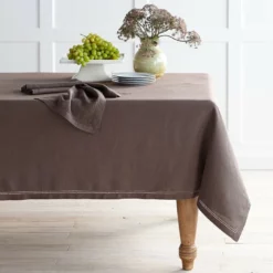 Linen Double Hemstitch Tablecloth 19 Linen Double Hemstitch Tablecloth -Deals BAR Store linen double hemstitch tablecloth alt7 imgz 3