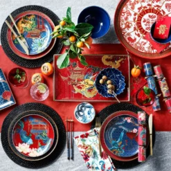 Lunar Dinner Plates, Set of 4