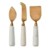 Marble & Brass Cheese Knives, Set of 3 -Deals BAR Store marble and brass cheese knives 202240 0243 img80z