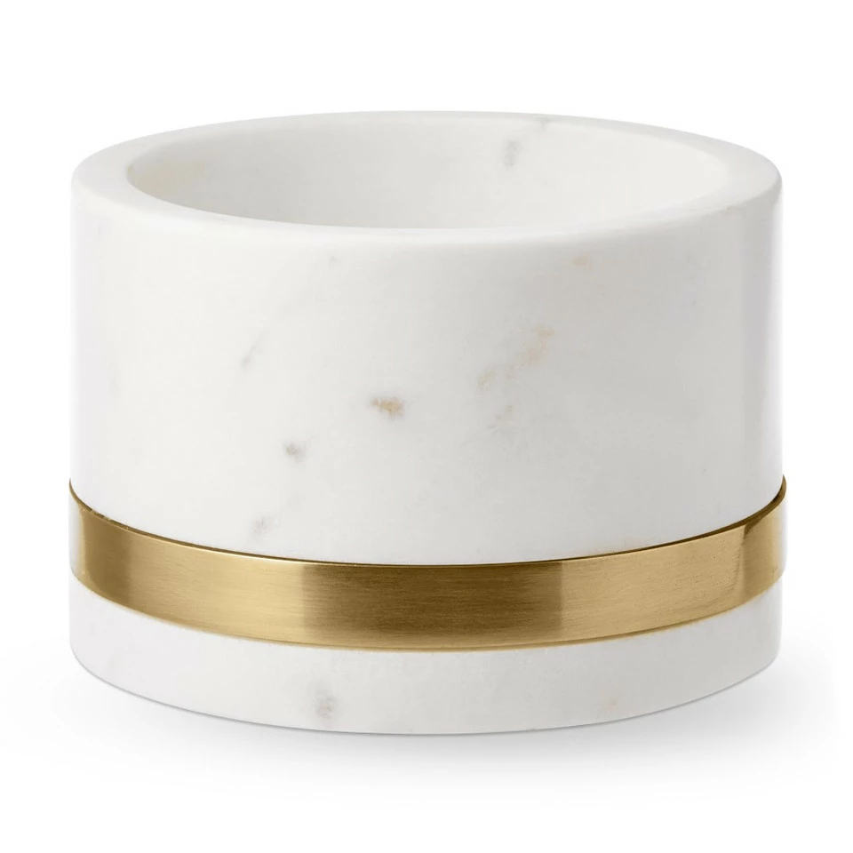 Marble & Brass Wine Coaster 3 Marble & Brass Wine Coaster