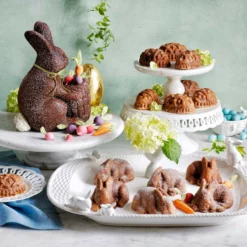 Marble Round Stand -Deals BAR Store marble round stand 202240 0063 nordic ware nonstick cast aluminum easter bunny with baske z