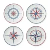 Maritime Appetiser Plates, Mixed, Set of 4 -Deals BAR Store maritime appetizer plates 202233 0003 img1z