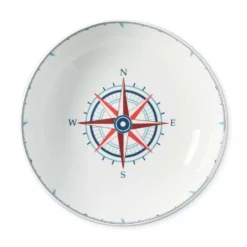 Maritime Compass Serve Bowl