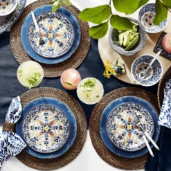 Maravilla Melamine Salad Plates -Deals BAR Store marravilla salad plates 202235 0001 maravilla melamine salad plates set of 4 z