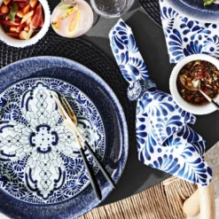 Mexico Vin Azul Napkins, Set of 4 -Deals BAR Store mexico vin azul napkins 202248 0028 mexico vin azul napkins set of 4 z