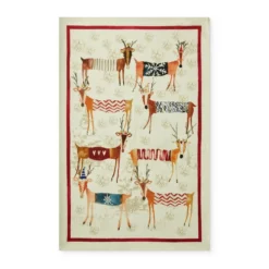 Deals BAR Store -Deals BAR Store natale reindeer towels 202235 0004 natale reindeer towels set of 2 z