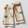 Natale Reindeer Tea Towels, Set of 2 -Deals BAR Store natale reindeer towels 202235 0007 img46z