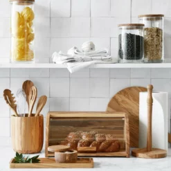Olivewood Breadbox 7 Olivewood Breadbox -Deals BAR Store olivewood breadbox 202217 0021 olivewood paper towel holder z