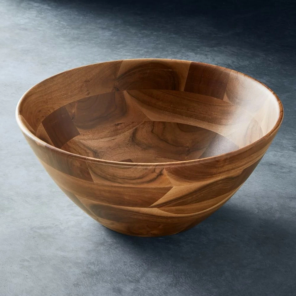 Open Kitchen by Williams Sonoma Wood Salad Bowl 3 Open Kitchen by Williams Sonoma Wood Salad Bowl - Image 2