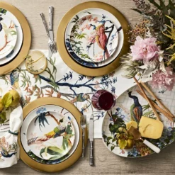 Pavao Dinner Plate - Calla Lilies -Deals BAR Store pavao dinner plates 202228 0011 antique brass charger plate 1 z