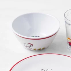 PEANUTS™ Festive Kids Melamine Set -Deals BAR Store peanuts holiday kids melamine set 202233 0094 peanuts holiday kids melamine set z