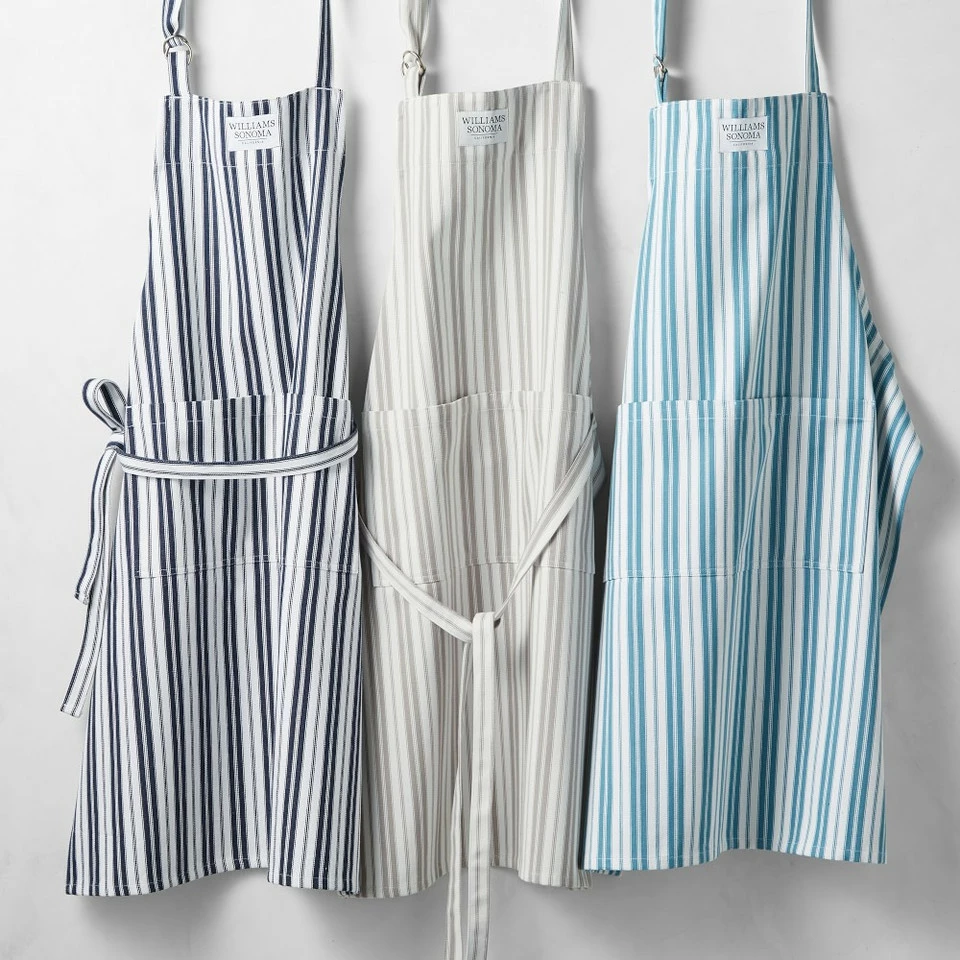 Williams Sonoma Classic Stripe Aprons 3 Williams Sonoma Classic Stripe Aprons - Image 2