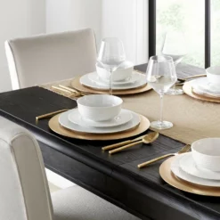 Pillivuyt Basketweave Porcelain Salad Plate -Deals BAR Store pillivuyt basketweave porcelain salad plate 202231 0410 harvest 72 dining table z