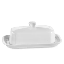 Pillivuyt Covered Butter Dish -Deals BAR Store pillivuyt covered butter dish 202240 0104 pillivuyt porcelain covered butter dish z
