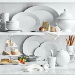 Pillivuyt Oval Porcelain Serving Platters -Deals BAR Store pillivuyt oval porcelain serving platter 202228 0009 pillivuyt plisse porcelain 3 tiered stand z