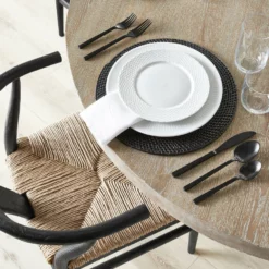 Pillivuyt Plisse Porcelain Dinner Plates -Deals BAR Store pillivuyt plisse dinner plates 202231 0406 montauk 52 round dining table z