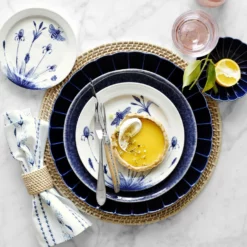 Printemps Bleu Dinnerware Collection -Deals BAR Store printemps bleu dinnerware collection 202227 0002 printemps bleu napkins set of 4 z