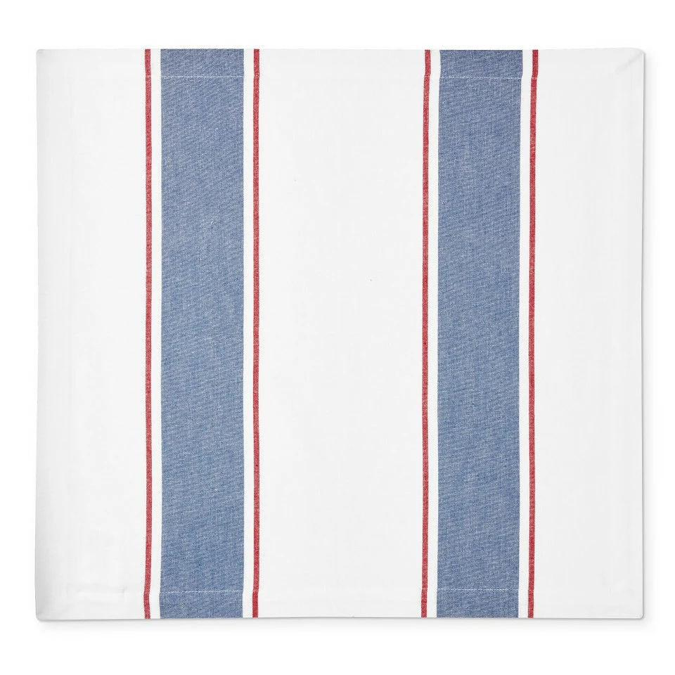 Red, White & Blue Stripe Napkins, Set of 4 3 Red, White & Blue Stripe Napkins, Set of 4 - Image 2