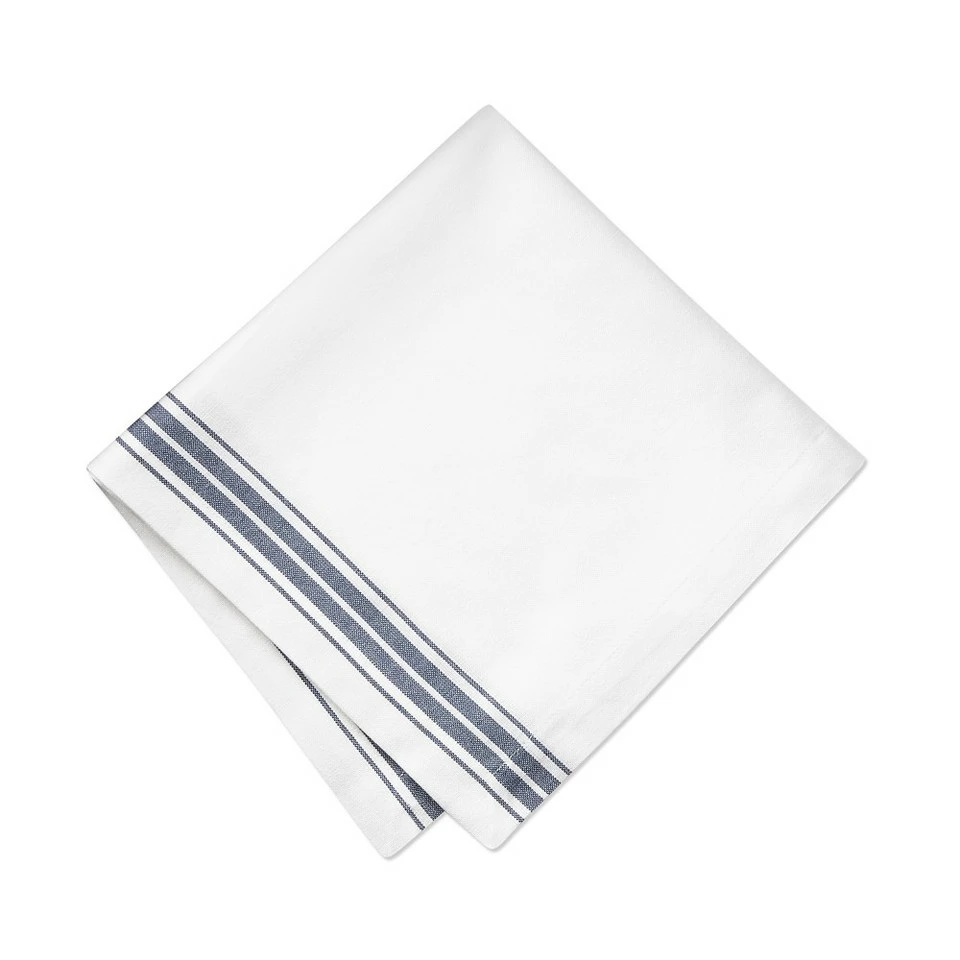 Open Kitchen by Williams Sonoma Restaurant Stripe Napkins, Set of 4 - Blue 3 Open Kitchen by Williams Sonoma Restaurant Stripe Napkins, Set of 4 - Blue