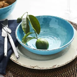 Rustic® Outdoor Melamine Dinner Plates -Deals BAR Store rustic italian melamine dinner plates 202235 0001 modern bistro flatware sets z