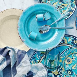 Rustic® Outdoor Melamine Dinner Plates -Deals BAR Store rustic italian melamine dinner plates 202240 0089 rustic outdoor melamine dinner plates z